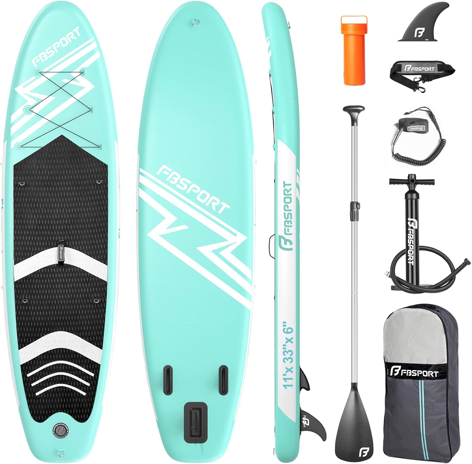 Stand Up Paddle Leash - FBSPORT 11' Premium Stand Up Paddle