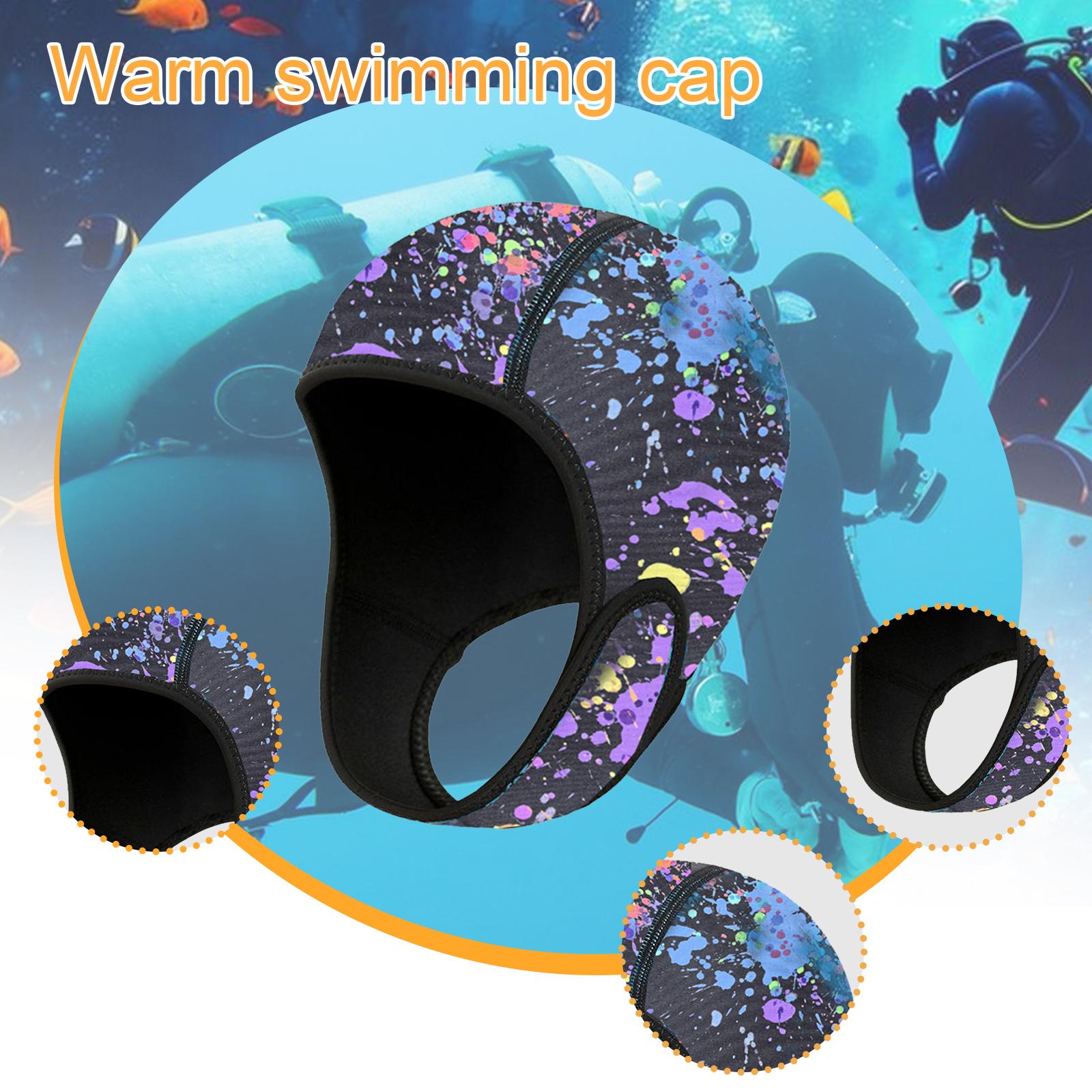 Aquatic Sports Cap - Scuba Diving Hood Head Cover Diving