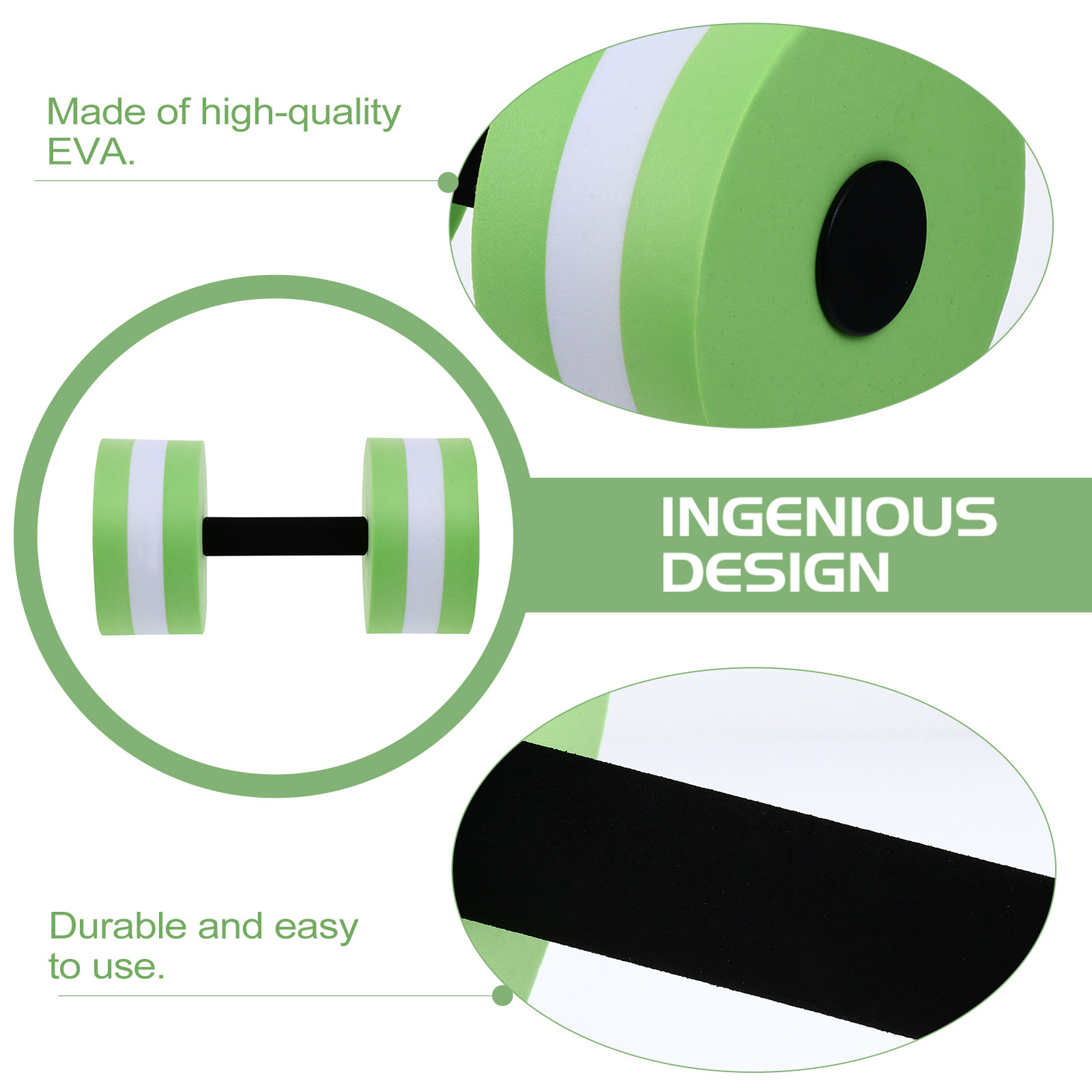 2PCS Eva Aquatic Dumbbells Wat - Aquatic Aerobics review and price