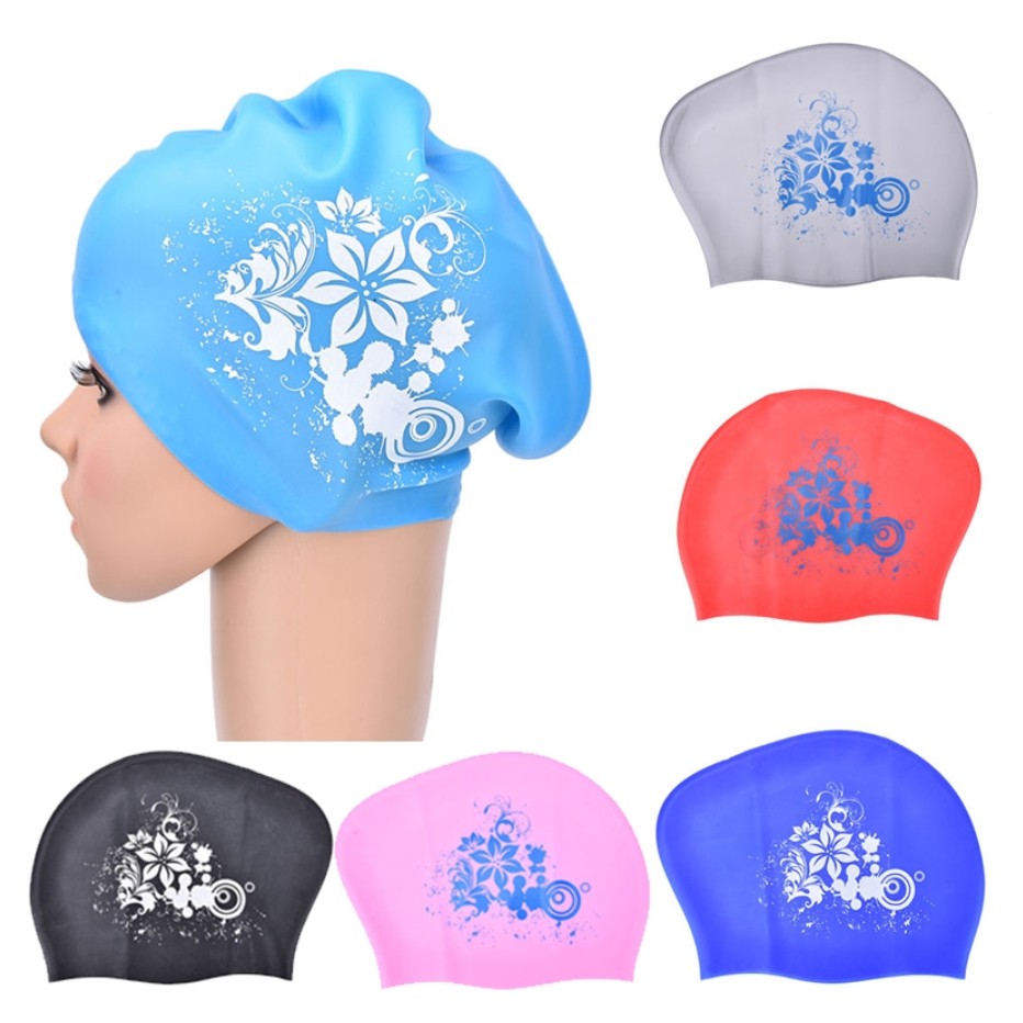 Silicone Swimming Cap for Long - Aquatic Sports Cap review and price
