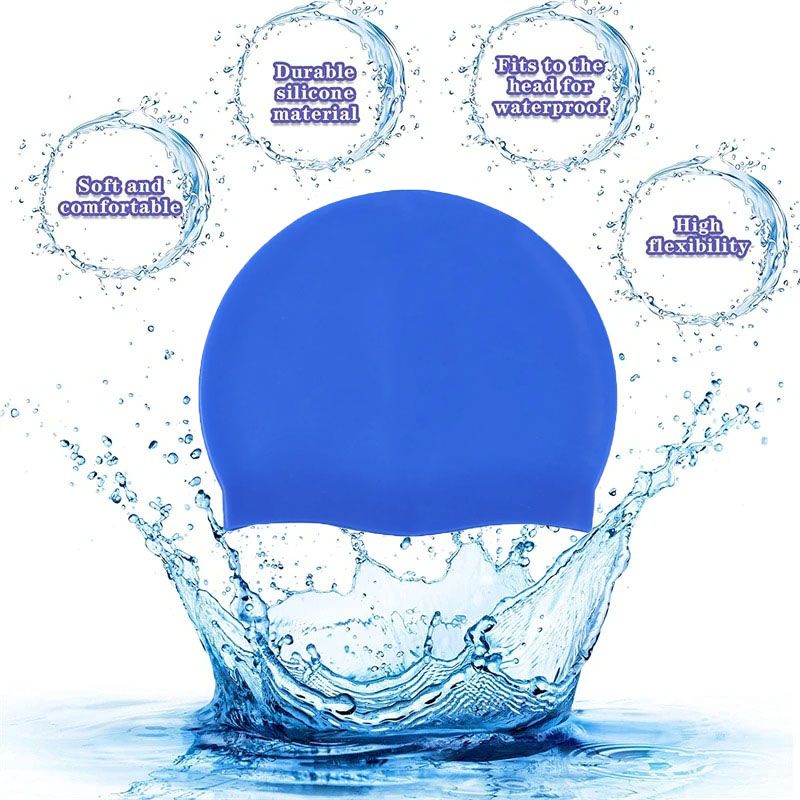 Waterproof Silicone Swim Caps  - Aquatic Sports Cap review and price