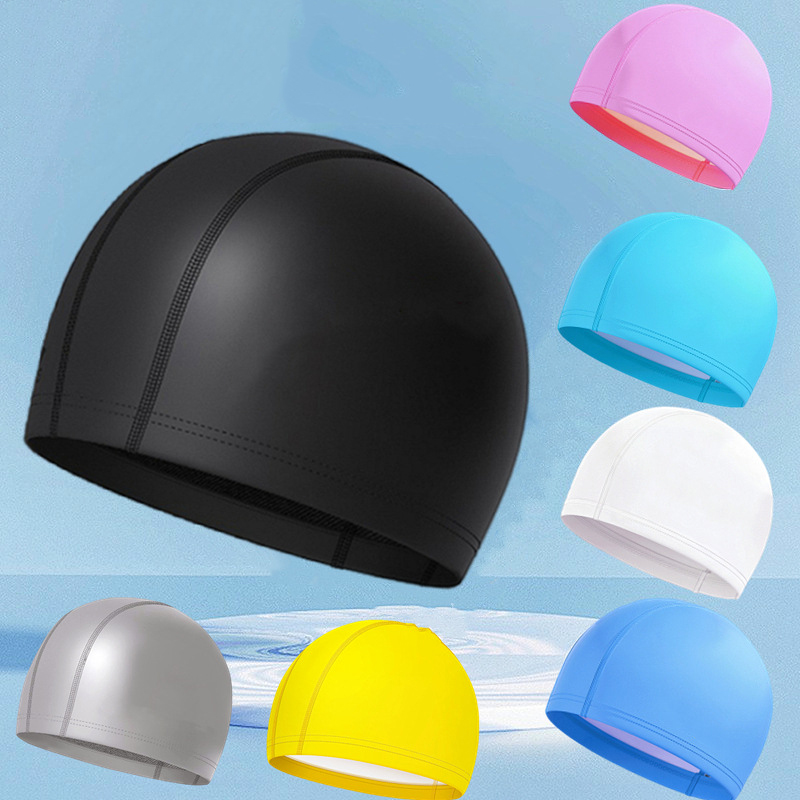 Waterproof PU Swimming Cap for - Aquatic Sports Cap review and price