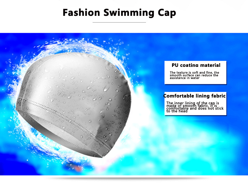 Waterproof PU Swimming Cap for - Aquatic Sports Cap review and price