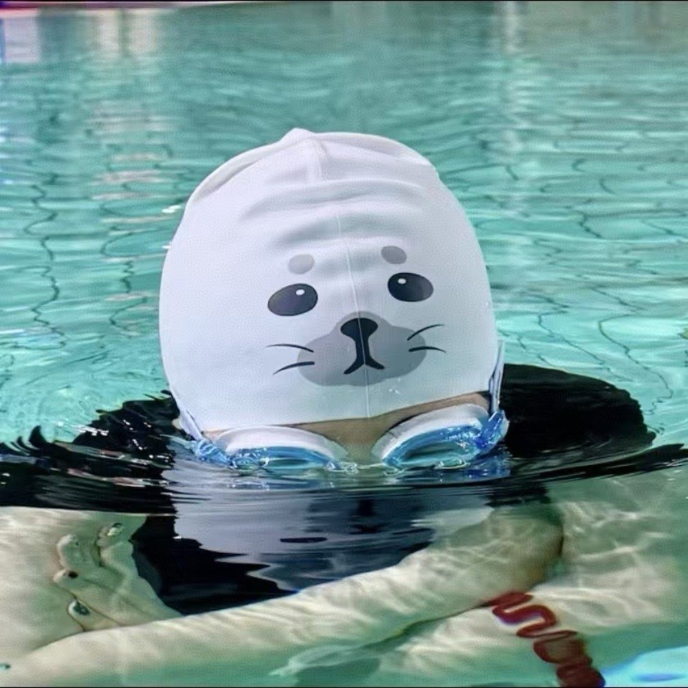 Cute Waterproof Silicone Swim  - Aquatic Sports Cap review and price