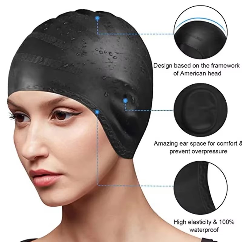 Unisex Waterproof Swimming Cap - Aquatic Sports Cap review and price