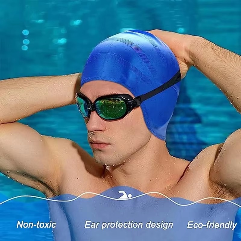 Unisex Waterproof Swimming Cap - Aquatic Sports Cap review and price