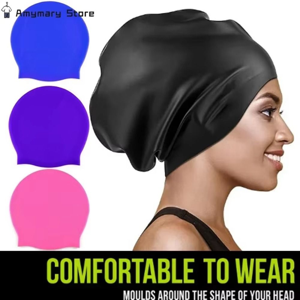 Elastic Silicone Swim Headgear - Aquatic Sports Cap review and price