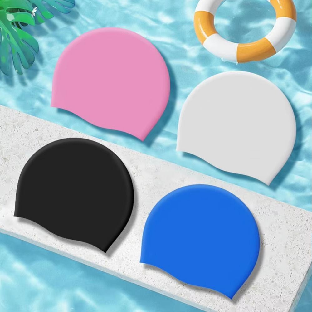 Elastic Silicone Swim Headgear - Aquatic Sports Cap review and price